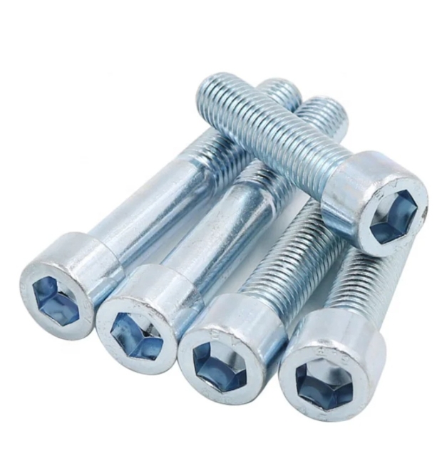Din912 Zinc Hexagon Socket Head Bolt Grade 8.8 10.9 Zinc Plated 1