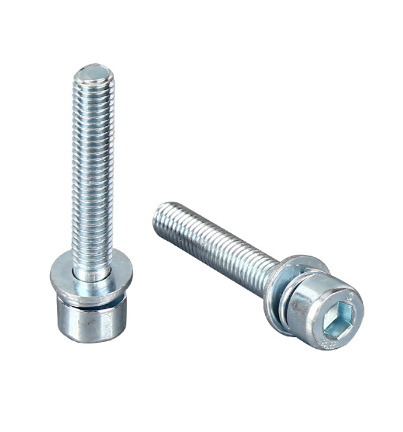 Din912 Zinc Hexagon Socket Head Bolt Grade 8.8 10.9 Zinc Plated 2