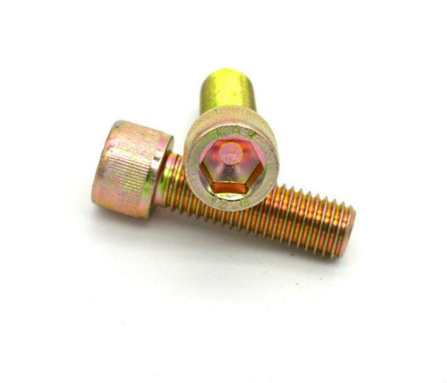 Factory Price Carbon Steel Yellow Zinc Plated Grade 4.8/6.8 Allen Bolt 1