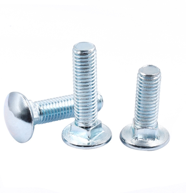 Grade 4.8 / A307 Carbon Steel Carriage Bolts, Zinc Plated for Corrosion Resistance 2