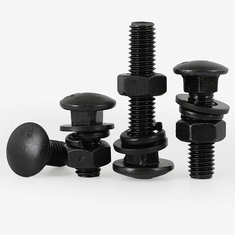 Grade 8.8 Carbon Steel Black Carriage Bolt 3