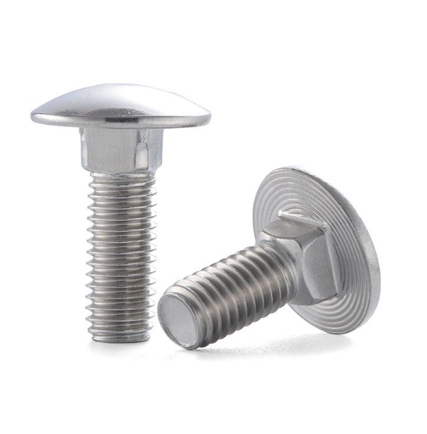 Wholesale Stainless Steel A2 A4 DIN 603 Carriage Bolts Round Cup Head Square Neck Bolts 1