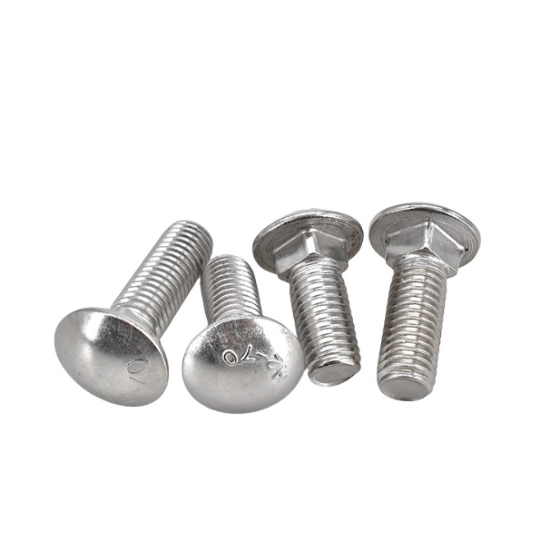 Wholesale Stainless Steel A2 A4 DIN 603 Carriage Bolts Round Cup Head Square Neck Bolts 2