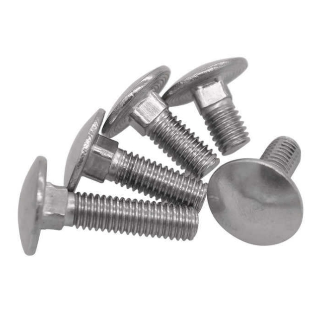 Wholesale Stainless Steel A2 A4 DIN 603 Carriage Bolts Round Cup Head Square Neck Bolts 3