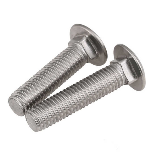 Wholesale Stainless Steel A2 A4 DIN 603 Carriage Bolts Round Cup Head Square Neck Bolts 4