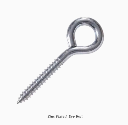 Aluminum Stainless Steel M2 M5 M8 M10 M12 M15 Sheep Eye Ring Head Galvanized Screw Eye Bolt 2