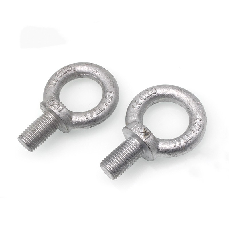 Carbon Steel Grade 4.8 8.8 10.9 12.9 Carbon steel Hot Dip Galvanized HDG Geomet Dacromet Lifting Eye Bolt DIN580 4