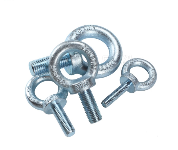 Economical Carbon Steel Lifting Eye Bolts with Blue Zinc Finish 3