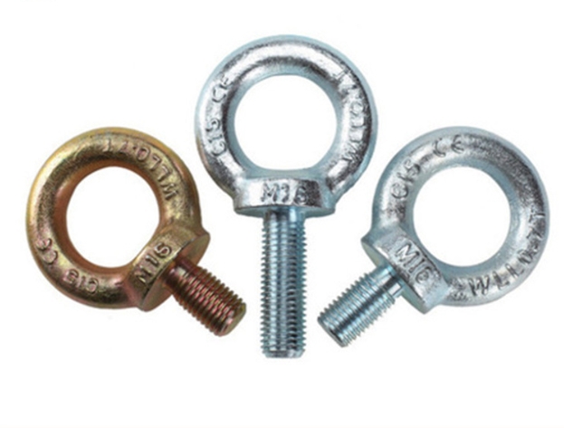 Factory Direct Sales DIN580 Carbon Steel Galvanized M10 M12 M14 Eye Bolt 2