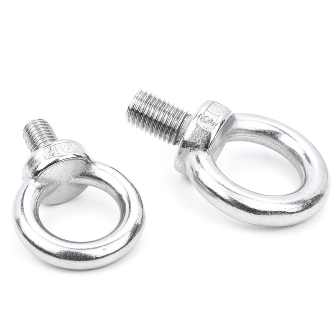 Factory Price SS304 SS316 Plain Eye Bolt Eye Screw 5