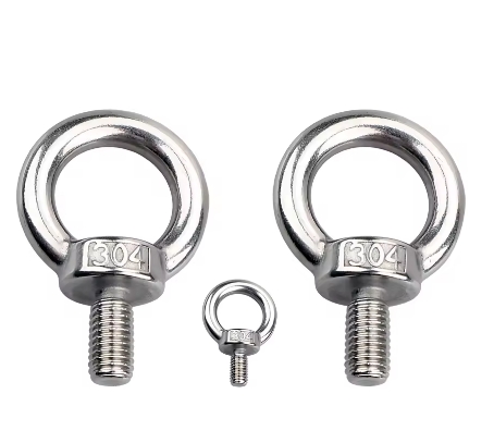 Factory Supplies M3 M4 M5 M6 M8 M10 M12 Stainless Steel Ss316 Ss304 Din580 Lifting Eye Bolt Eyebolts 2
