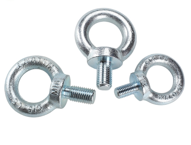 Heavy Duty ANSI B18.15 ASTM A489 A2-70 Blue Zinc Carbon Steel Lifting Eye Bolt Full Thread DIN580 1