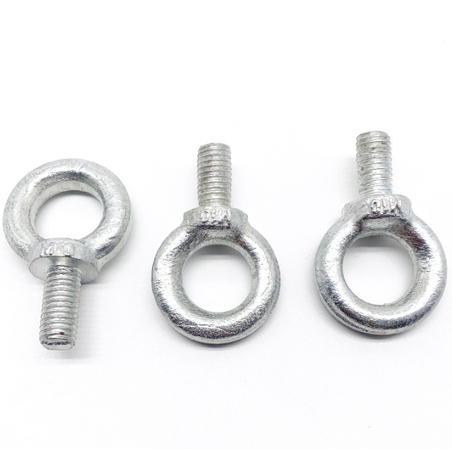 Zinc Plated Carbon Steel Eye Bolt Economical Price Corrosion Resistant Lifting Eye Screw for General Industry Use 1