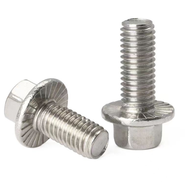 All Kinds of High Quality Flange Bolt Stainless Steel Plain SS304/316 2