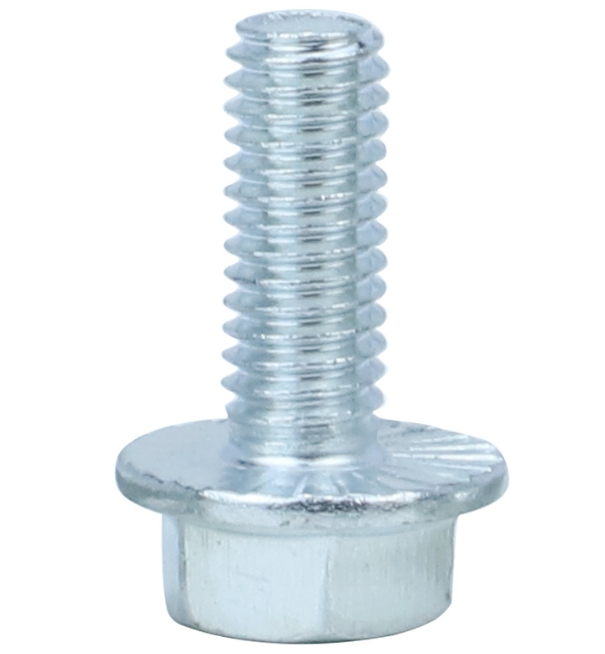 DIN6921 Wholesale Carbon Steel Zinc Blue Grade 8.8 Hex Flange Bolt M6 3