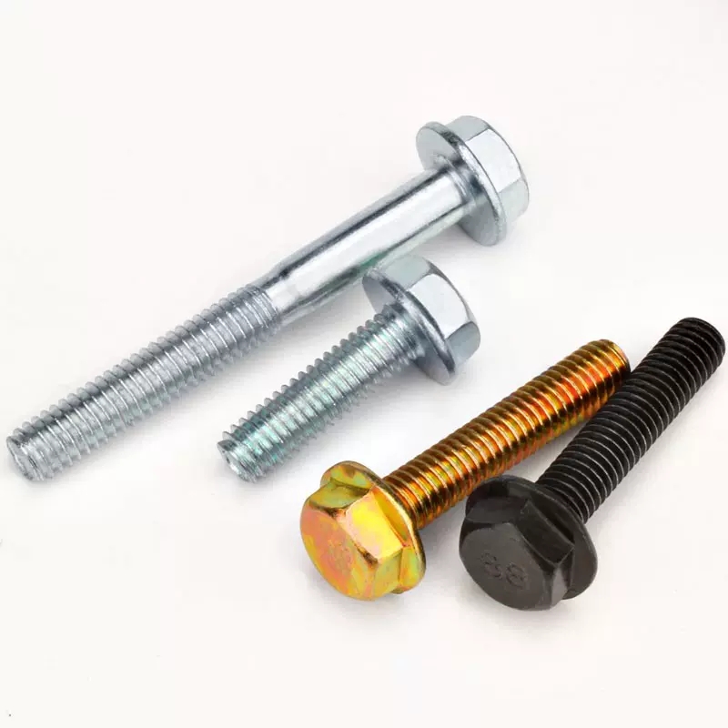 Factory Direct Sales Carbon Steel Galvanized Serrated Hexagonal Hexagon Head Flange Bolts 3