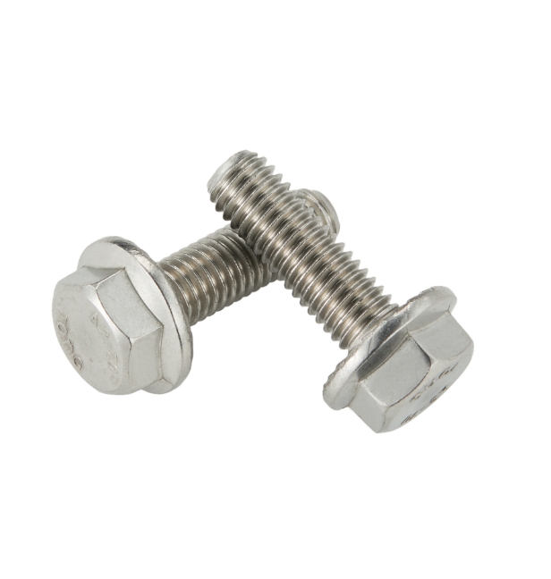 Fastener 32mm Flanged Hexagon Head Bolts Stainless Steel DIN 6921 Hex Flange Bolt 1