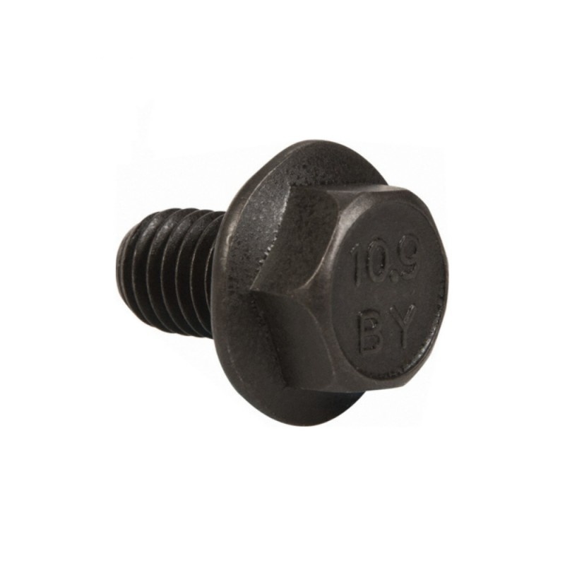 Grade 4.8.8.8 10.9 12.9 Hex Flange Head Bolt Black Fastener Carbon Steel M4 M16 M24 M30 M10 M12 M27 80mm Length 2