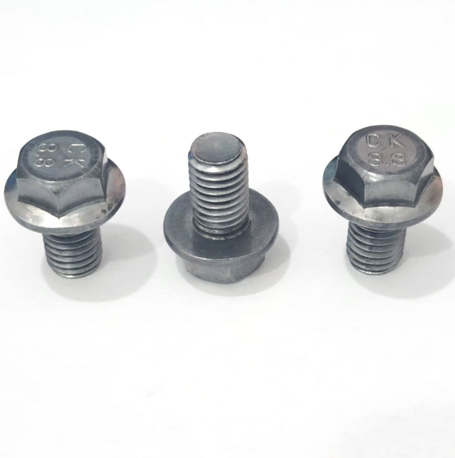 Made in China Flange Bolt Carbon Steel Zinc Plated Hot Dip Galvanized Flange Bolt DIN6921 1