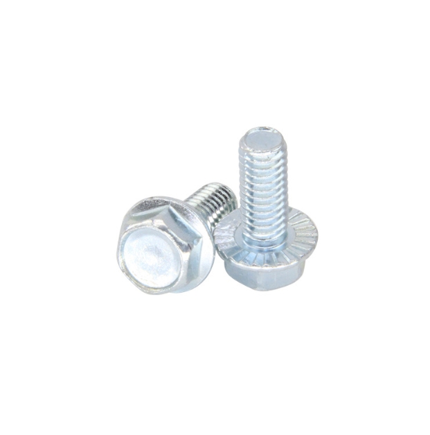 Manufacturing Carbon Steel Blue Zinc 8.8 10.9 12.9 Flange Bolt 2
