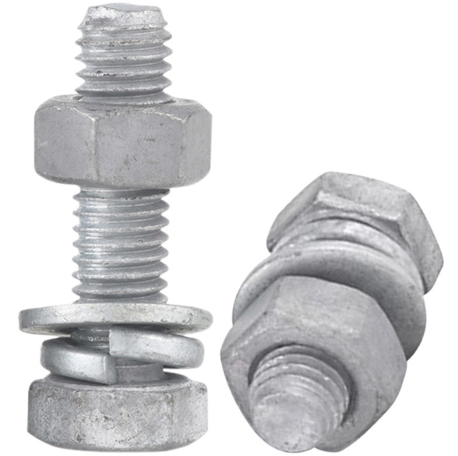 Factory Sells Carbon Steel Hot Dip Galvanized Hex Bolt All Size 1