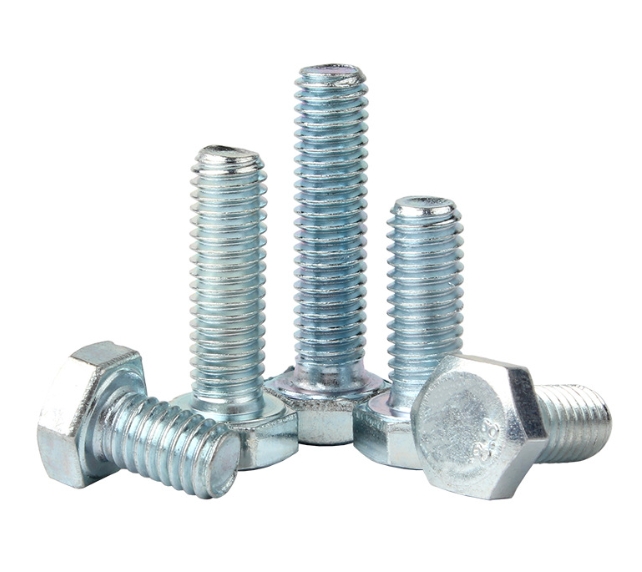 Factory Wholesale Bolt 8.8 Grade M5 M6 M8 M12 M16 Zinc Plated Blue Zinc 1