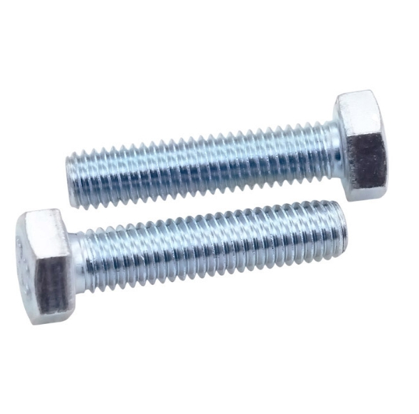 Hex Head Hexagon Bolt for Industrial Carbon Steel Blue Zinc Zinc Plated Available Samples 1
