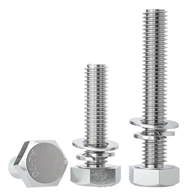 Professional Manufacturer High Quality DIN933 931 ASTM A193 B7 Alloy Steel 4140 42CrMo Zinc Plated Hex Bolt with Nut 4