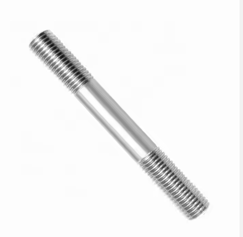 Carbon Steel Double Sided End Threaded Studs Rod Fastener Zinc Plated Two Way Dowel Screw For Wood Furniture 1