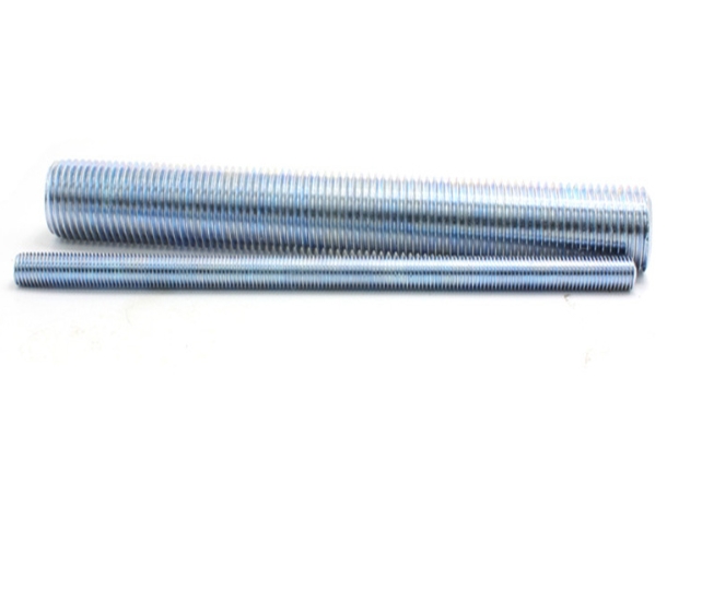 Color-Coded Zinc Plated Threaded Rods for Easy Size Identification Blue Zinc 2