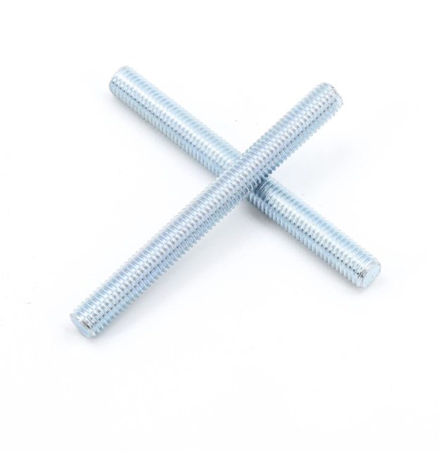 Wholesale Carbon Steel Blue White Zinc Threaded Rod Grade 4.8 Full Thread Stud Bolt 1