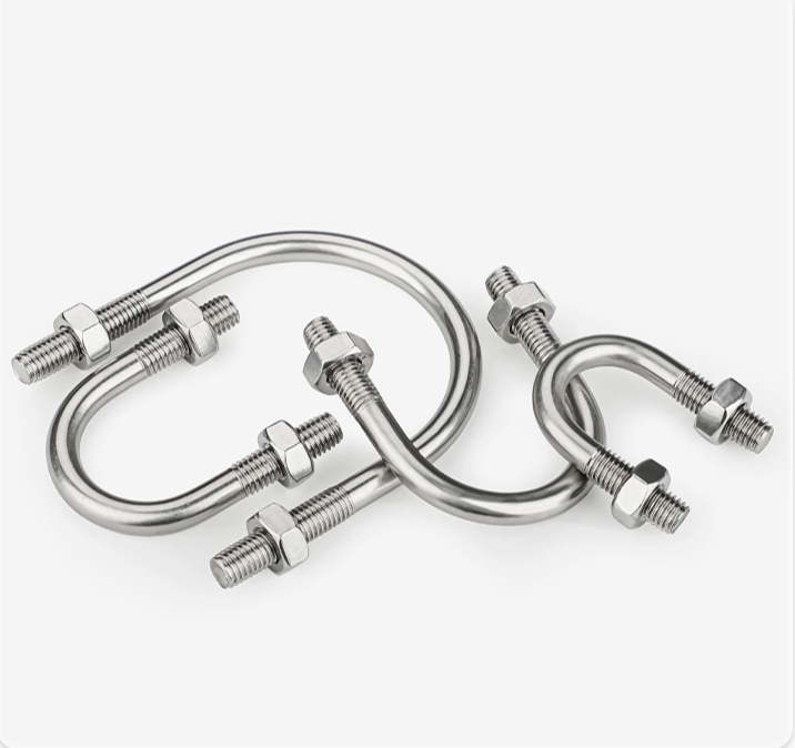 Factory Wholesale Ssa2/A4 DIN3570 Wire/Cable Supporting U-Bolt with Washers and Nuts 3
