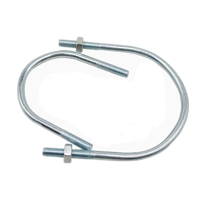 Grade 8.8 Carbon Steel Zinc Plated U-Bolt 4