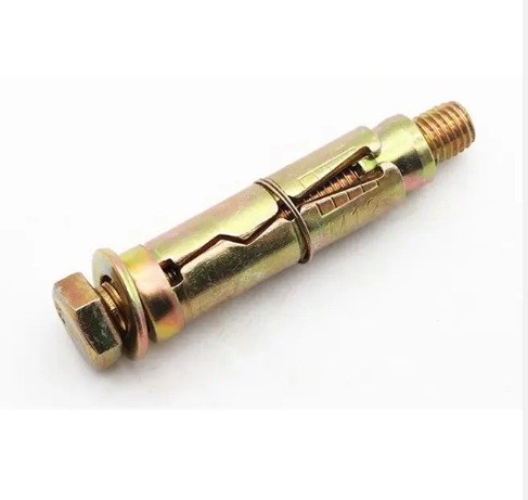 Carbon steel expansion bolt M6 M8 M10 M12 wedge anchor bolt 3pcs / 4 pcs shield fixed expansion rawl bolt