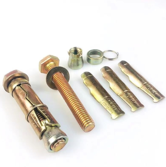 High Quality Carbon Steel Zinc Plated 3PCS / 4PCS Fix Anchor Bolts Forsale 2