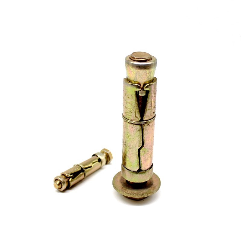 Yellow Zinc Plated 3PCS Fixing Anchor Bolt 4