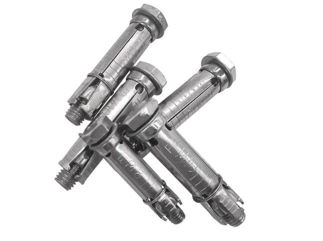 Hex Bolt Sleeve Anchors with Washer 4Pcs Fix Anchor Stainless Steel Plain Rawl Anchor Bolts 1
