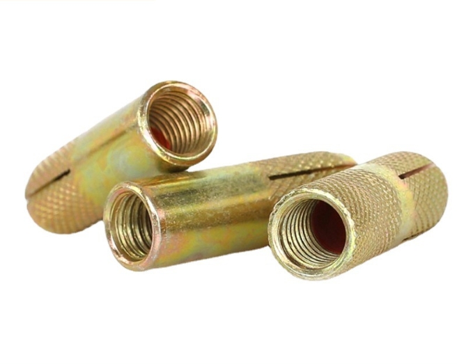 Fixing M12 Carbon Steel Yellow Zinc Plated Expansion Drop in Anchor 1