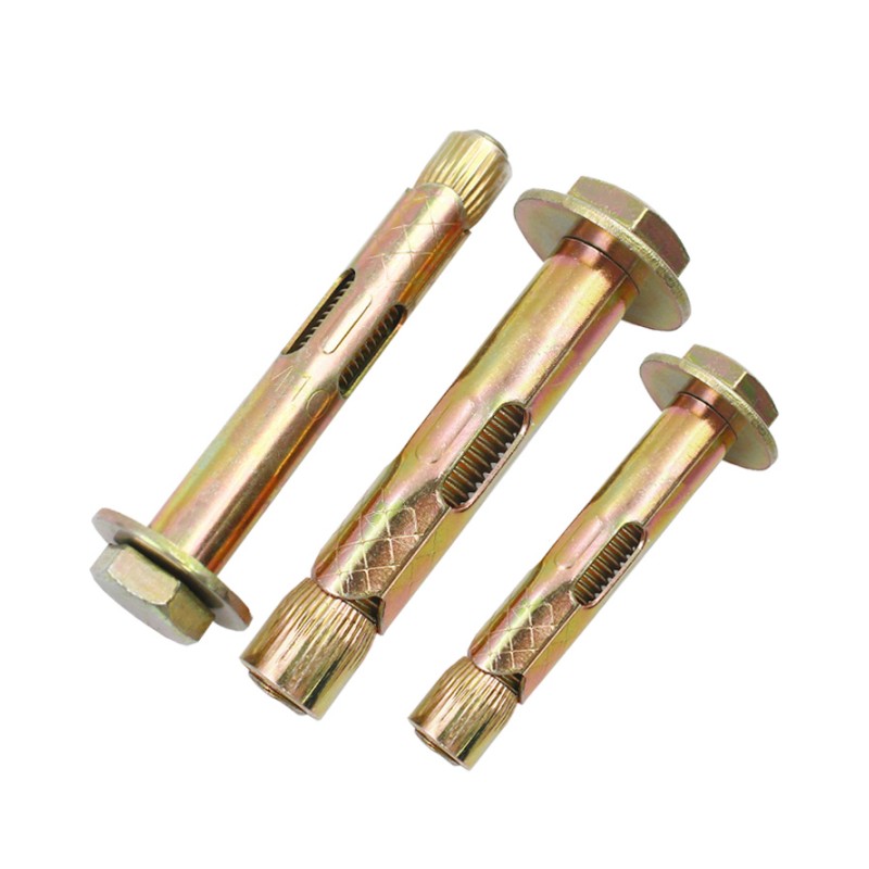 Color Zinc Plated Carbon Steel Hex Sleeve Anchor Bolt 2