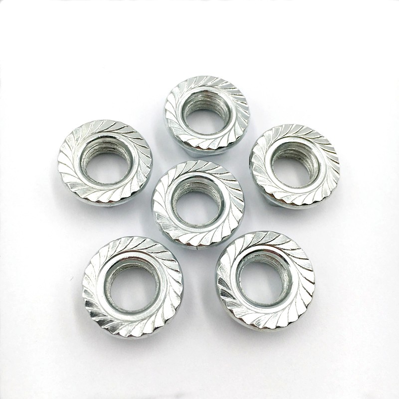 Grade 4.8 Zinc Plated Carbon Steel Flange Nut 2