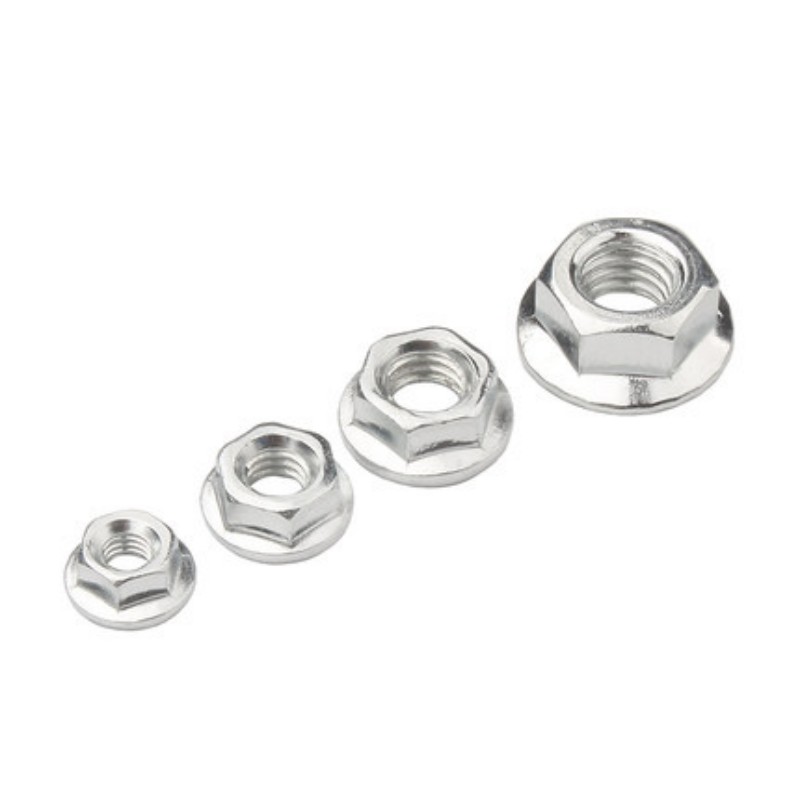 Grade 4.8 Zinc Plated Carbon Steel Flange Nut 4