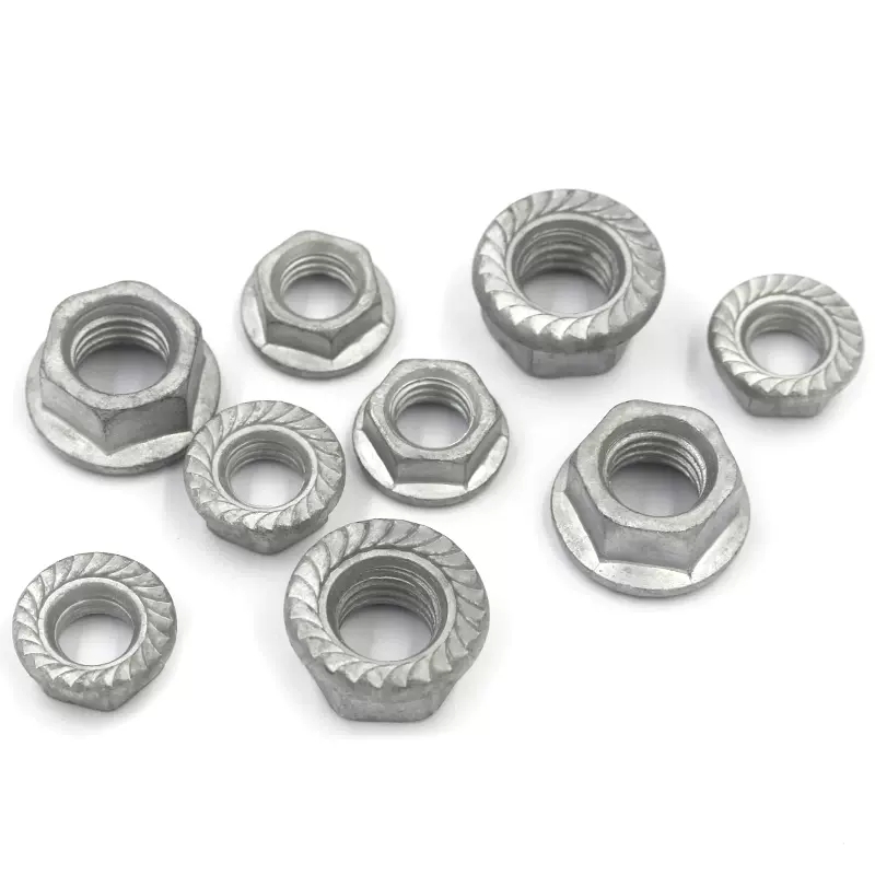 Grade 8.8 Carbon Steel HDG Flange Nut 2