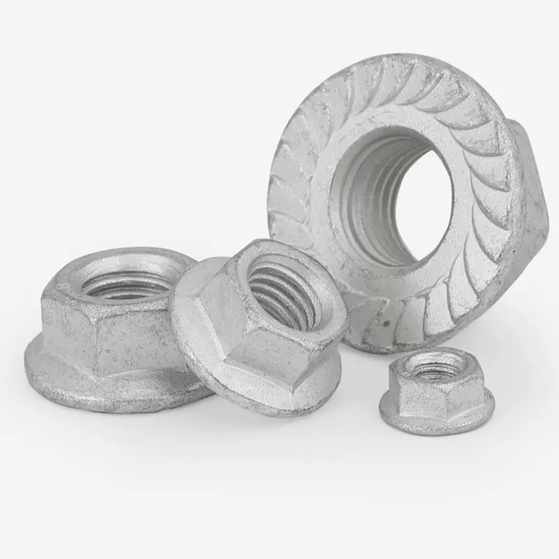 Grade 8.8 Carbon Steel HDG Flange Nut 3
