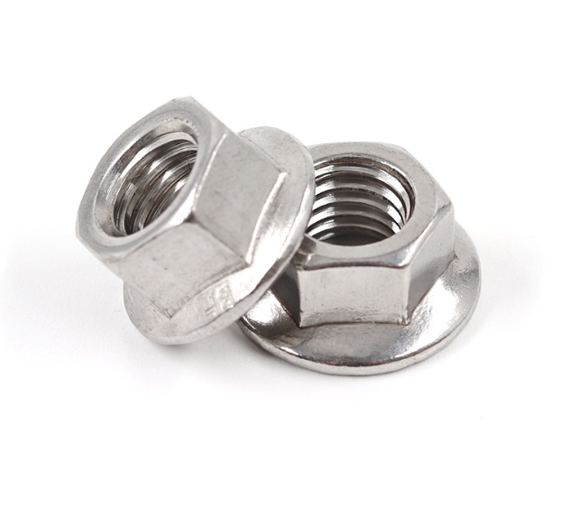 High Performance Stainless Steel Hex Flange Nut Plain 2