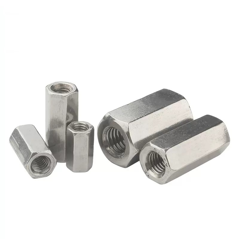 304 Stainless Steel Hex Long Nut 2