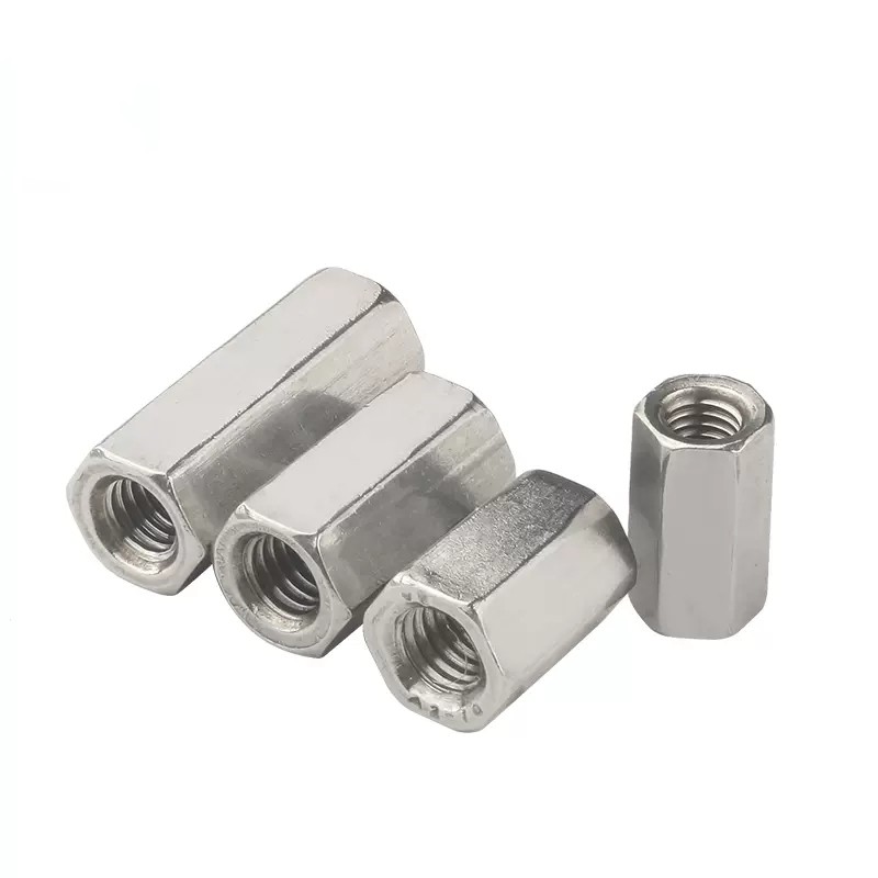 304 Stainless Steel Hex Long Nut 4