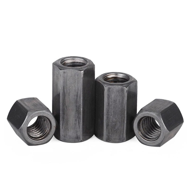 Custom Galvanized Long Nuts Connections Over Long Distances Plain