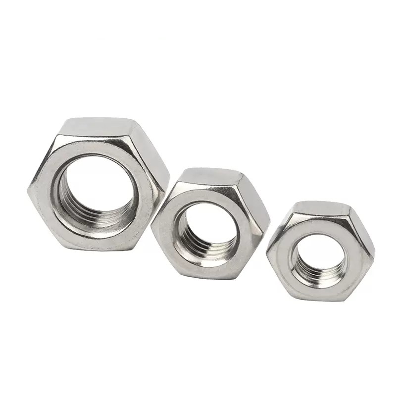 304 Din934 Din Hexagon Nut Manufacturerm2-m30 Passivated 5-15 Days M2-m30 Stainless Steel Coupling Hex Nut 5