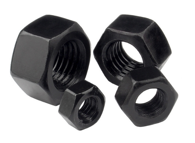 DIN934 Carbon Steel Black Oxide High Tensile 4.8/8.8 MS Hex Nut Inch 1