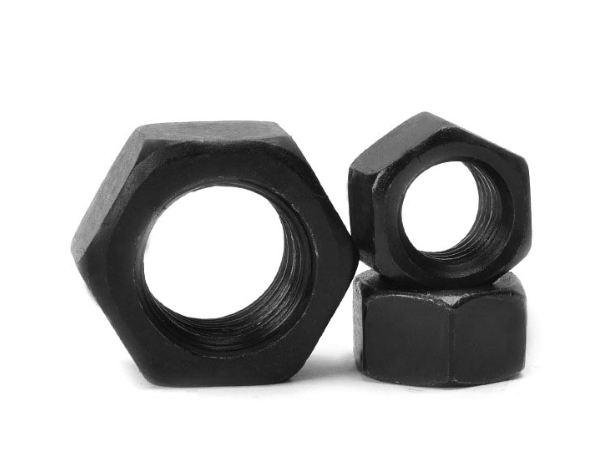 DIN934 Carbon Steel Black Oxide High Tensile 4.8/8.8 MS Hex Nut Inch 2